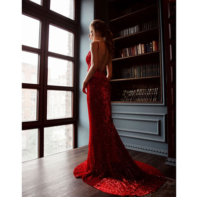 Платье Vegas red