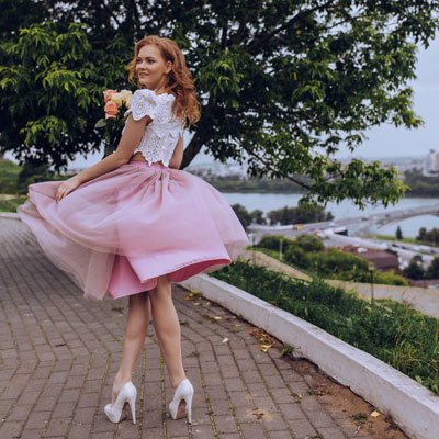 Tulle skirt pink / Розовая фатиновая юбка