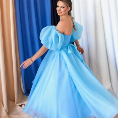 Платье Ракель в голубом