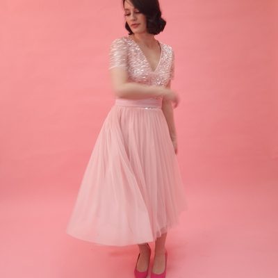 Платье Pamela pink mini / Памела в розовом мини
