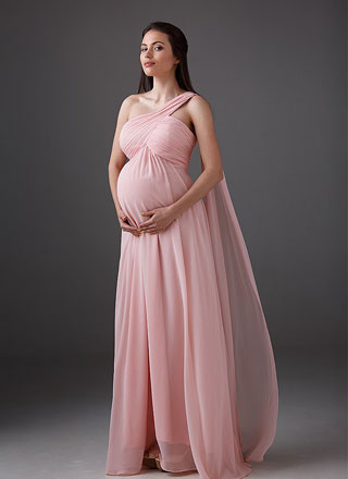 Розовое длинное платье Фламинго напрокат 