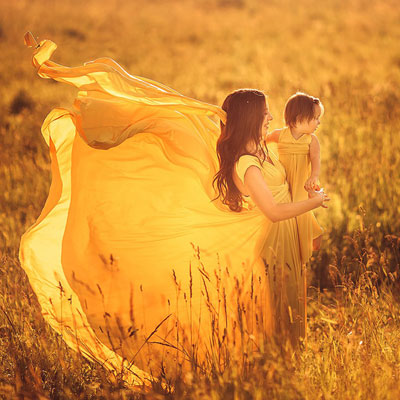 Платье - трансформер жёлтого цвета